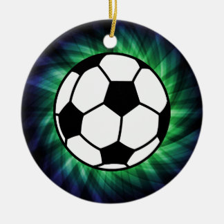Voetbal Keramisch Ornament