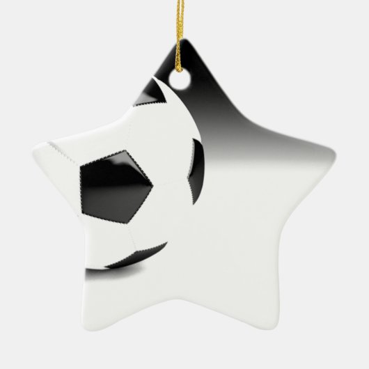 Voetbal Keramisch Ornament (Voorkant)