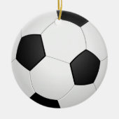Voetbal Keramisch Ornament (Voorkant)