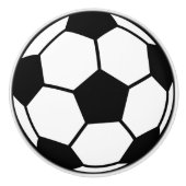 Voetbal Keramische Knop (Voorkant)