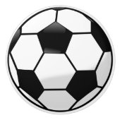 Voetbal Keramische Knop (Voorkant)