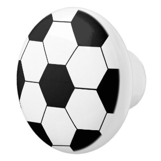 Voetbal Keramische Knop