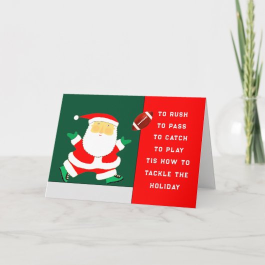 Voetbal Kerst Kaarten (Voorkant)