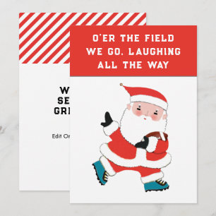 Voetbal Kerst Kaarten
