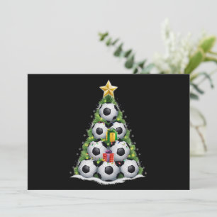 Voetbal Kerstboom Kerst Speler Jongens Feestdagenkaart