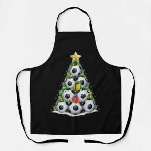 Voetbal Kerstboom Kerstman Speler Jongens Schort
