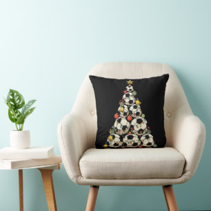 Voetbal Kerstboom Kussen