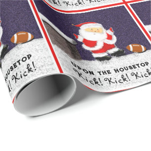 Voetbal Kerstcadeau Cadeaupapier