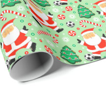 Voetbal Kerstcadeau Inpakpapier