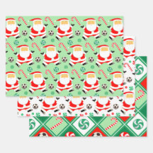 Voetbal Kerstcadeau Inpakpapier