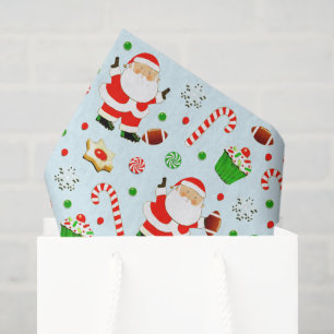 Voetbal Kerstcadeau Tissue Papier