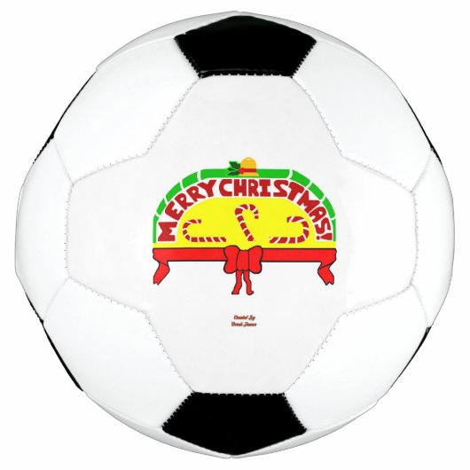 Voetbal kerstgraten (Voorkant)