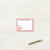 Voetbal Kerstmis cadeaubonnen Post-it® Notes (Op bureau)