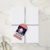Voetbal Kerstmis Cadeaulabel (Met Touw)
