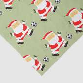 Voetbal Kerstmis Tissuepapier (Detail)