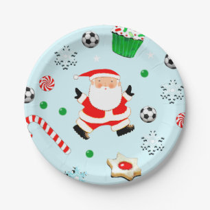 Voetbal Kerstvakantie Papieren Bordje