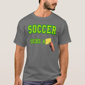 Voetbal Kicks a Yellow Card T-shirt