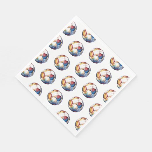 Voetbal Kids Verjaardags Servetten (Hoek)