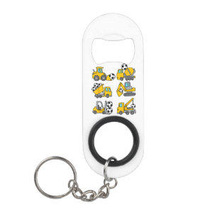 Voetbal Kinder Football Bouwwagens Mini Flessenopener