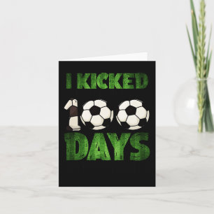 Voetbal Kinder Ik schopte mijn weg door 100 dagen  Kaart