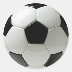voetbal Klassieke ronde sticker