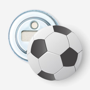 Voetbal knop flesopener button flesopener