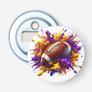 Voetbal knop flesopener button flesopener