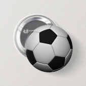 Voetbal knop ronde button 5,7 cm (Voorkant /achterkant)