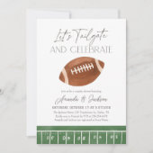 Voetbal Koppels Bruiloft Kaart (Voorkant)