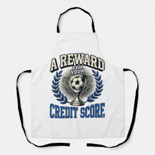 Voetbal Krediet Score Antieke Trofee Schort