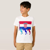 Voetbal Kroatië T-shirt (Voorkant volledig)