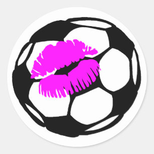 Voetbal (Kus) Ronde Sticker