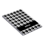 voetbal-laptop op maat notitieboek (Rechterzijde)