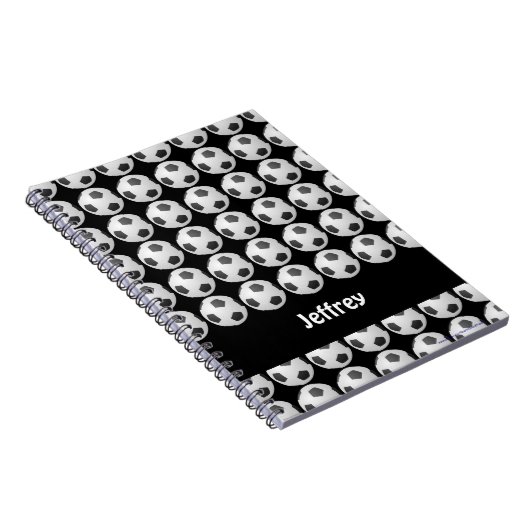 voetbal-laptop op maat notitieboek (Rechterzijde)