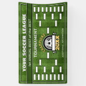 Voetbal League Tournament Brackets Banner (Verticaal)