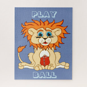 Voetbal Leeuw Legpuzzel