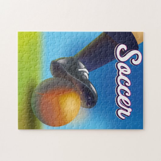 Voetbal Legpuzzel (Horizontaal)