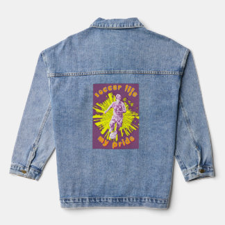 Voetbal Leven Mijn Trots Denim Jacket
