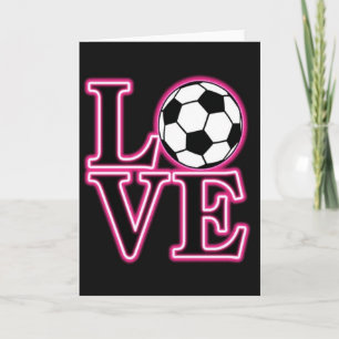 Voetbal Liefde Kaart