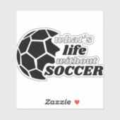 Voetbal Liefde sticker (Vel)