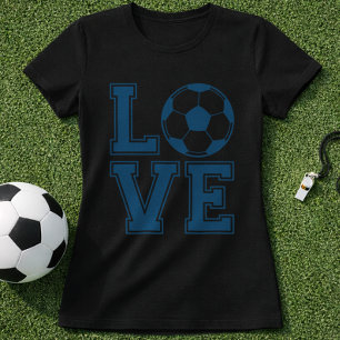 Voetbal Liefde Voetbal Grafisch Met Bal T-shirt