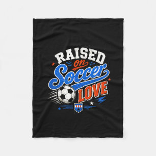 Voetbal liefhebber voetbal fan speler idee mannen fleece deken