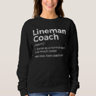 Voetbal Lineman Coach Definitie Beste Coach Ooit Trui