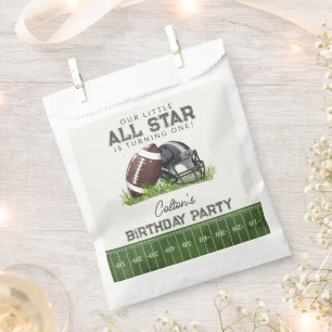 Voetbal Little All Star Touchdown Verjaardagsfeest Bedankzakje