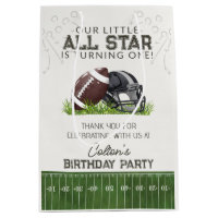 Voetbal Little AllStar Touchdown Verjaardags Favor