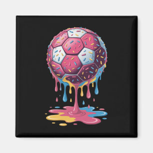 Voetbal Ll Drip Ijs Drip Mannen Vrouwen Game Voetb Magneet