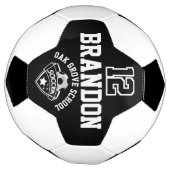 Voetbal Logo - zwart-wit (Gedraaid)