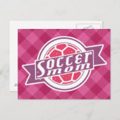 Voetbal mam briefkaart (Voorkant / Achterkant)