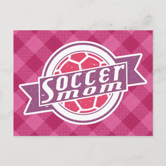 Voetbal mam briefkaart (Voorkant)