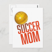 Voetbal mam briefkaart (Voorkant / Achterkant)